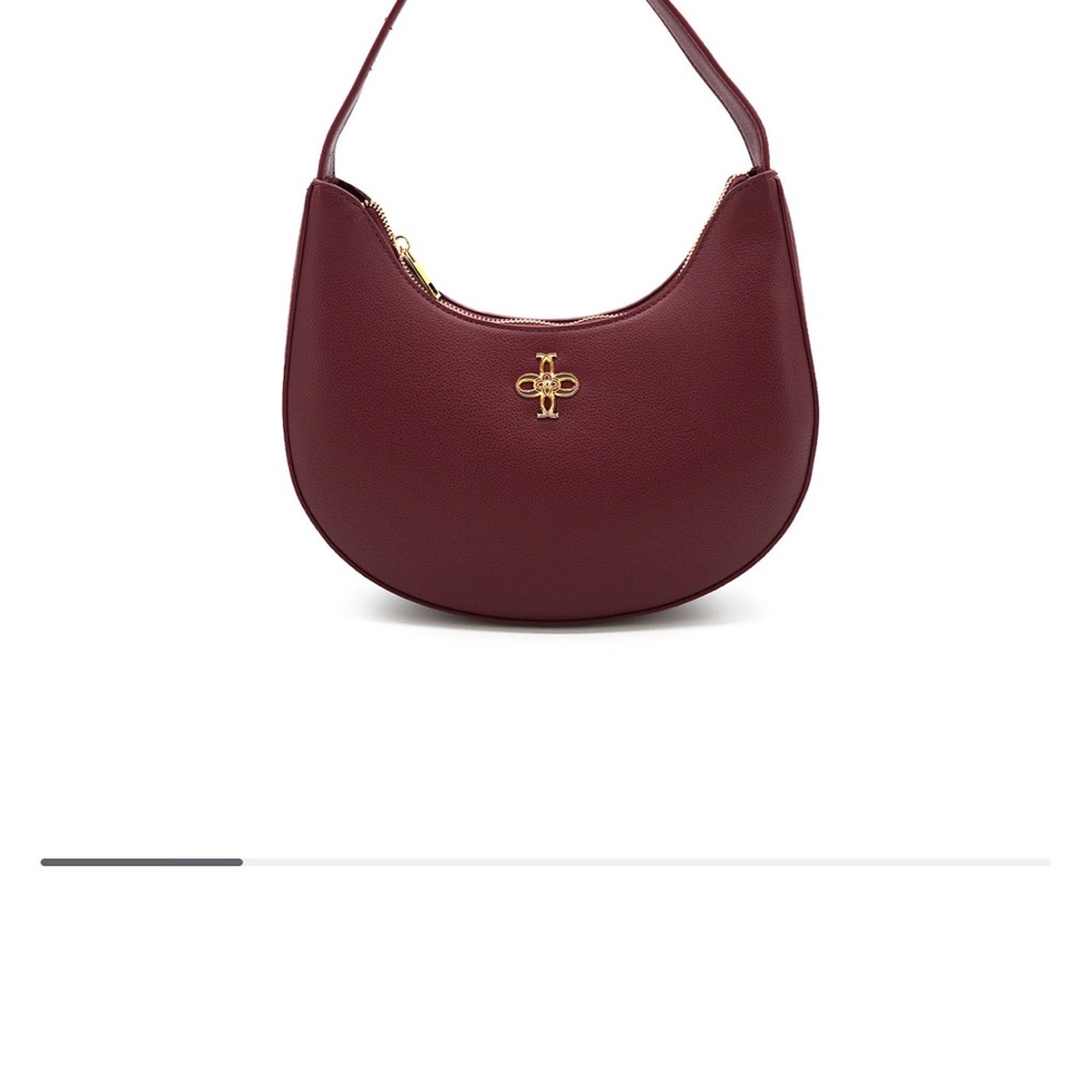 Elegant Women's Shoulder Bag in Rich Purple - Picture 3 of 4